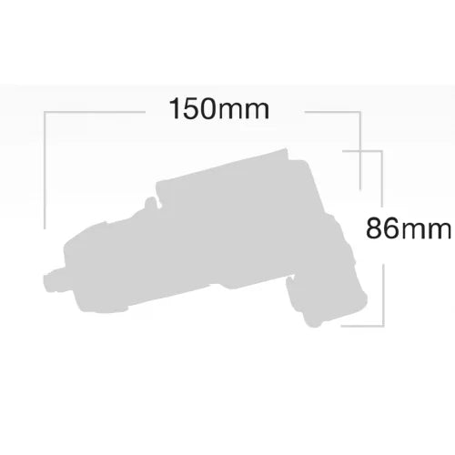 AL-2251 3/8″ Butterfly Throttle Impact Wrench